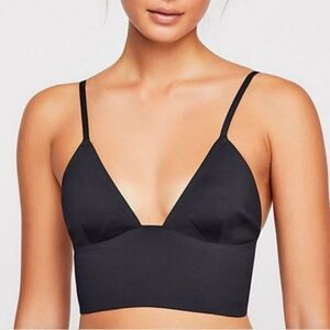 FREE PEOPLE Intimately FP Sage Longline Bralette Black Small